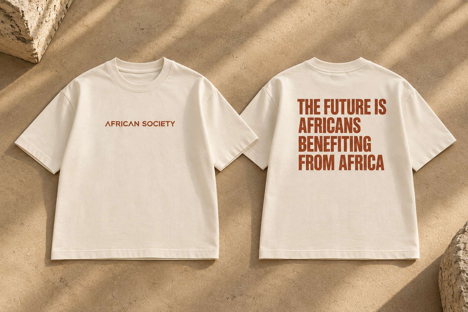 The Society Tee in cream